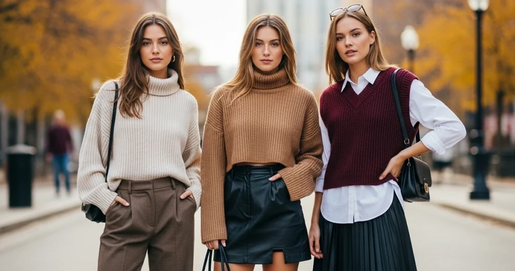 Fall Sweater Outfits 2025 for Modern Women Stunning & Cozy Looks