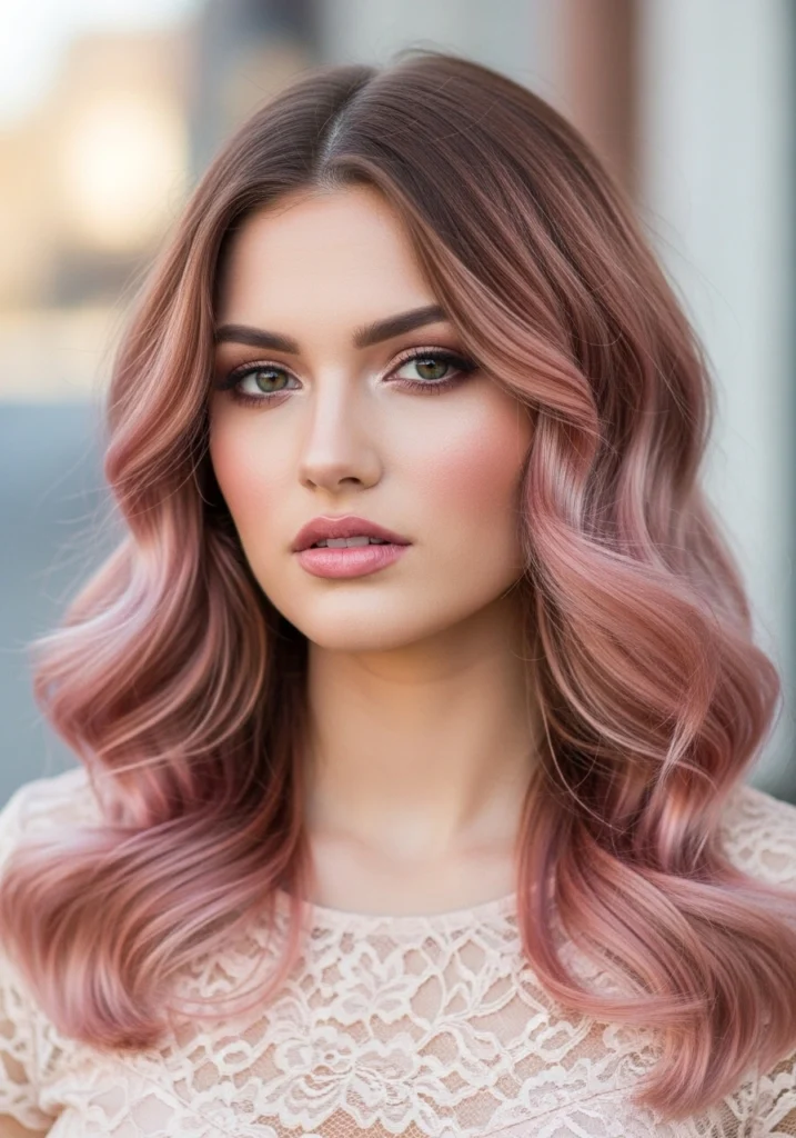 Maple Rose Melt Hair Color For Fall Instagram Trends 2025