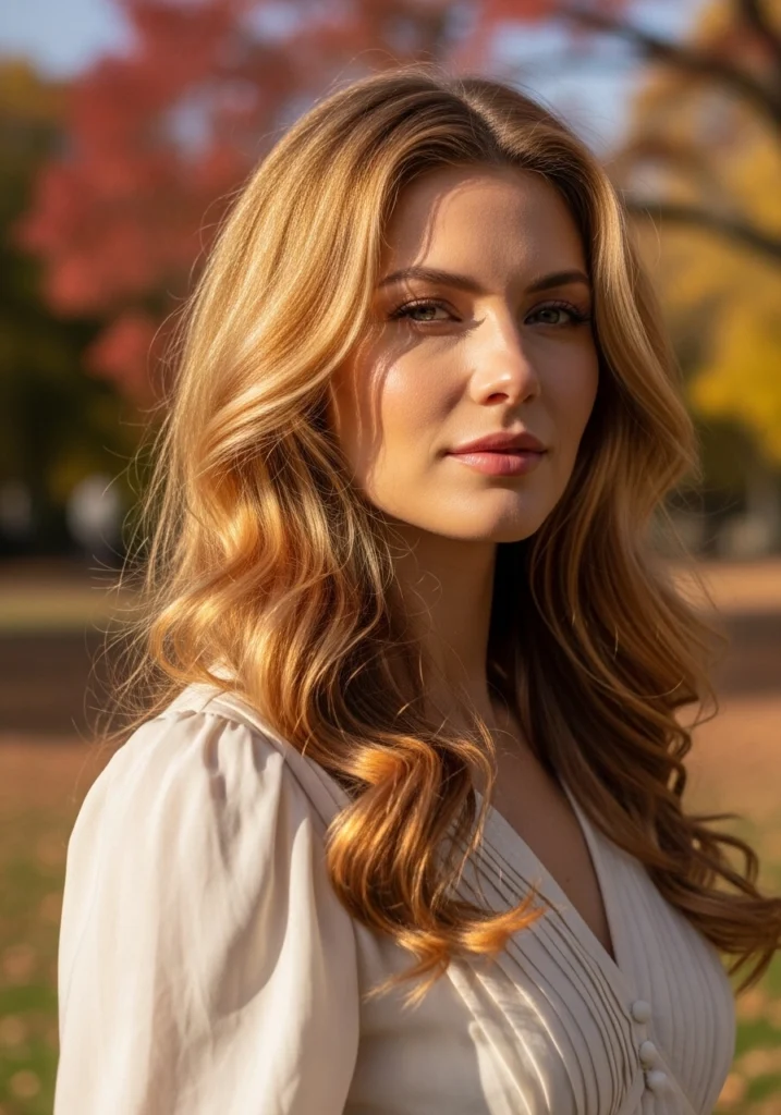 Pumpkin-Cream-Blonde-hair-color-for-fall 2025