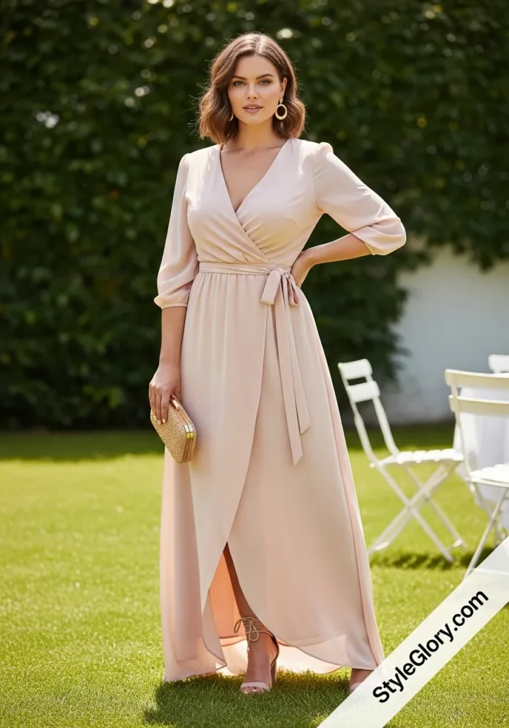 The Effortless Wrap Maxi Styleglory.com