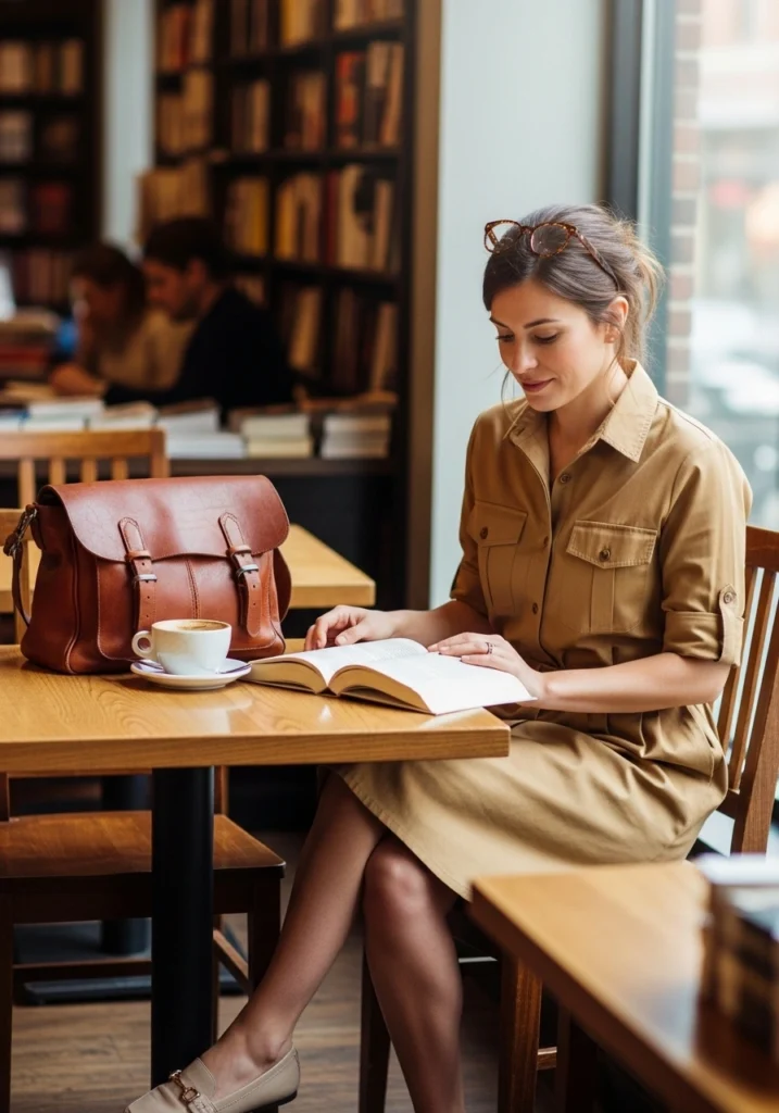 Thrifted structured shirt dress For Women Style