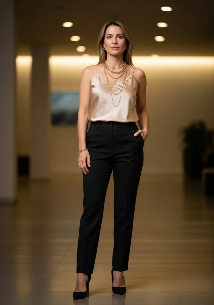 Aesthetic Satin Cami Top for women