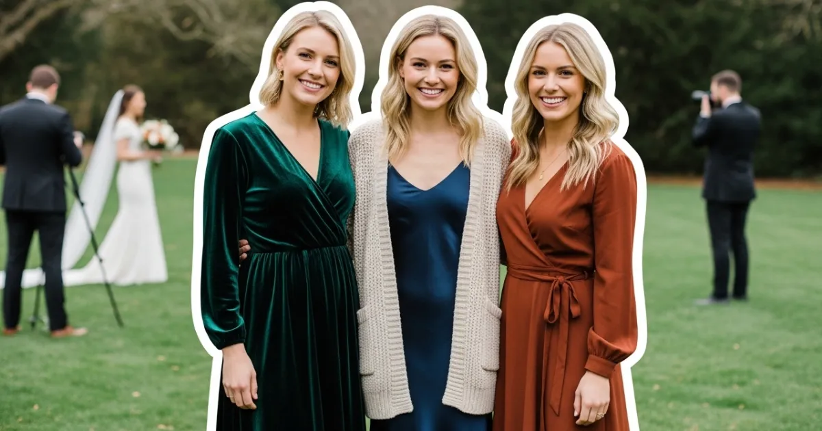 Best Fall Wedding Guest Dresses for Outdoor Ceremony