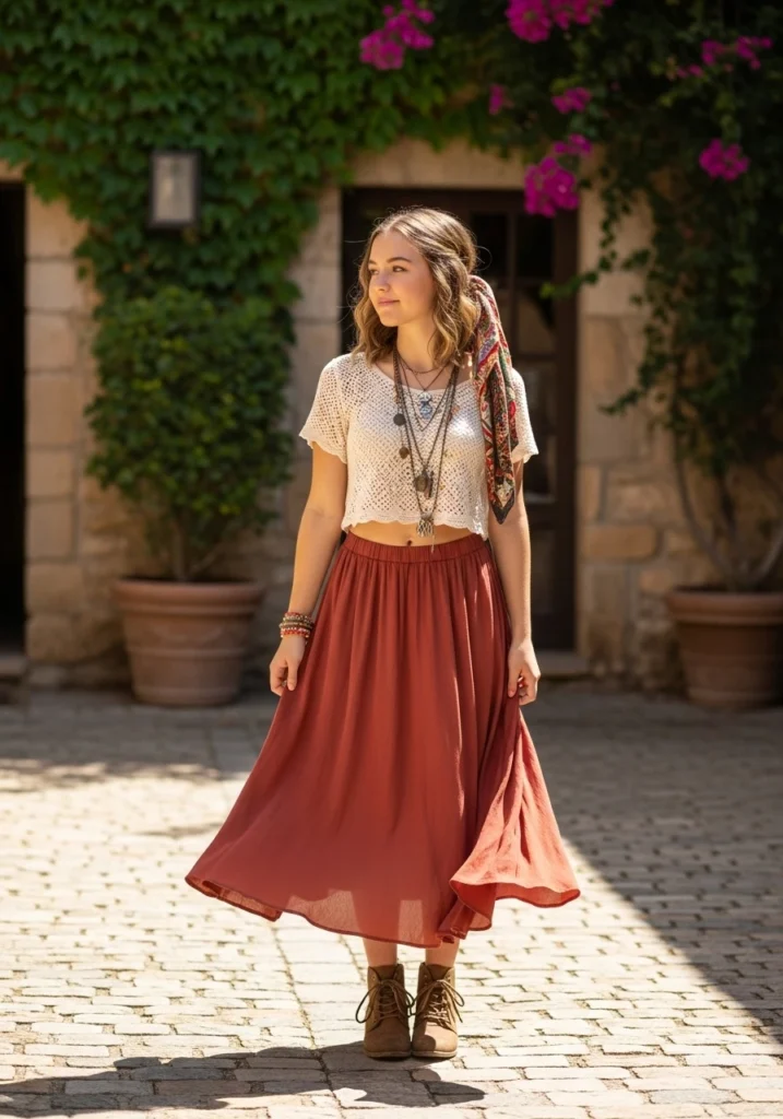 Boho Festival Flair Back to school Style for US Teen