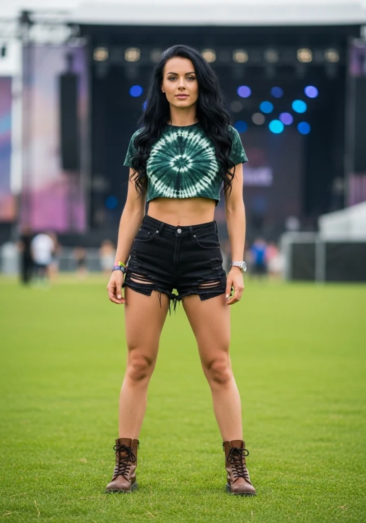 ColorFul Outfit for the Isle of Wight Festival UK