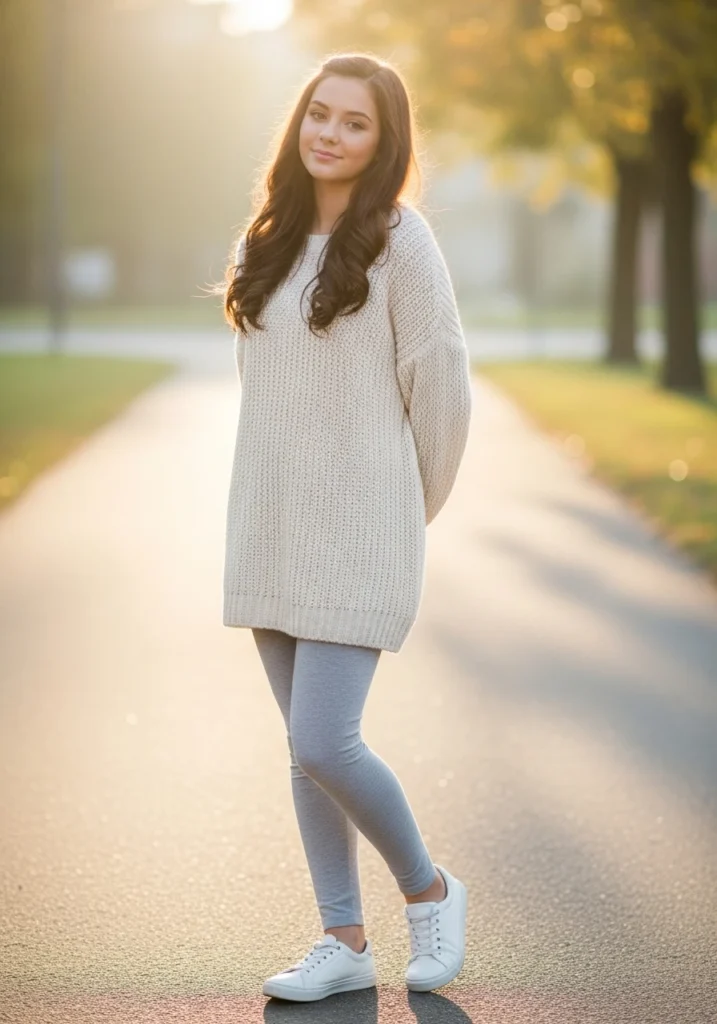 Cozy Knitwear US Combo Back to school Dress