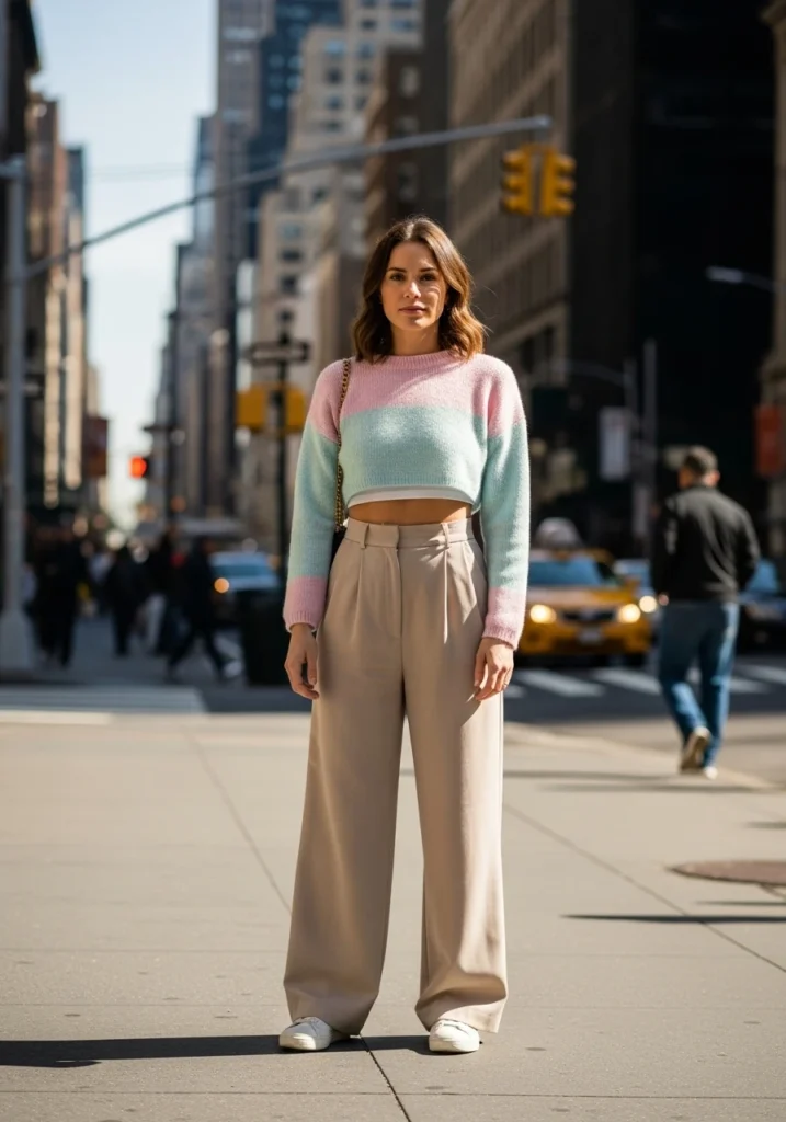 Cropped Sweater Top