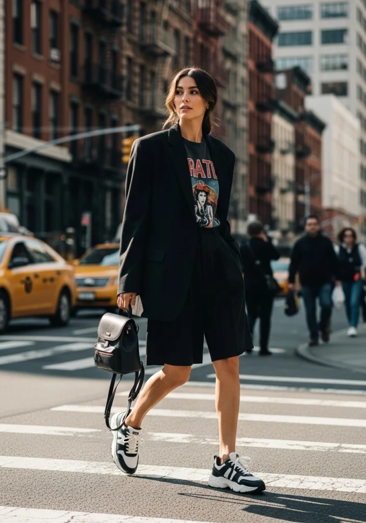 The Statement Black Streetwear Look For Chic Women