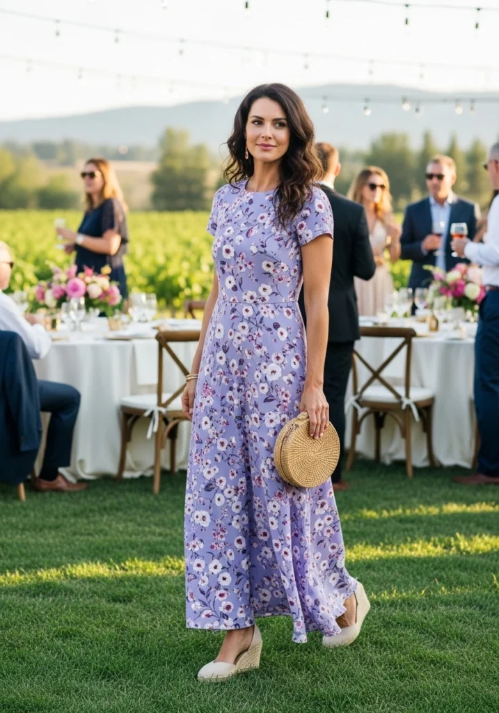 Velvet Dress with Long Sleeves Cotillion guest dress chic style