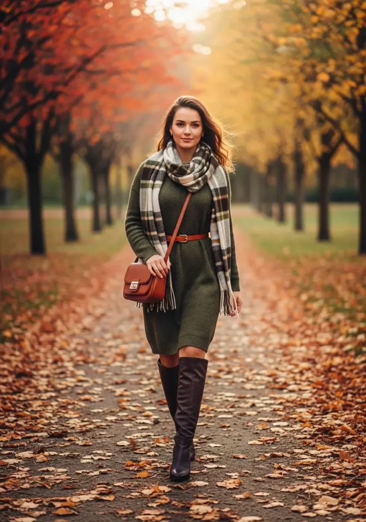 Cozy Sweater Dress for Fall Evenings Speed Dating Outfit